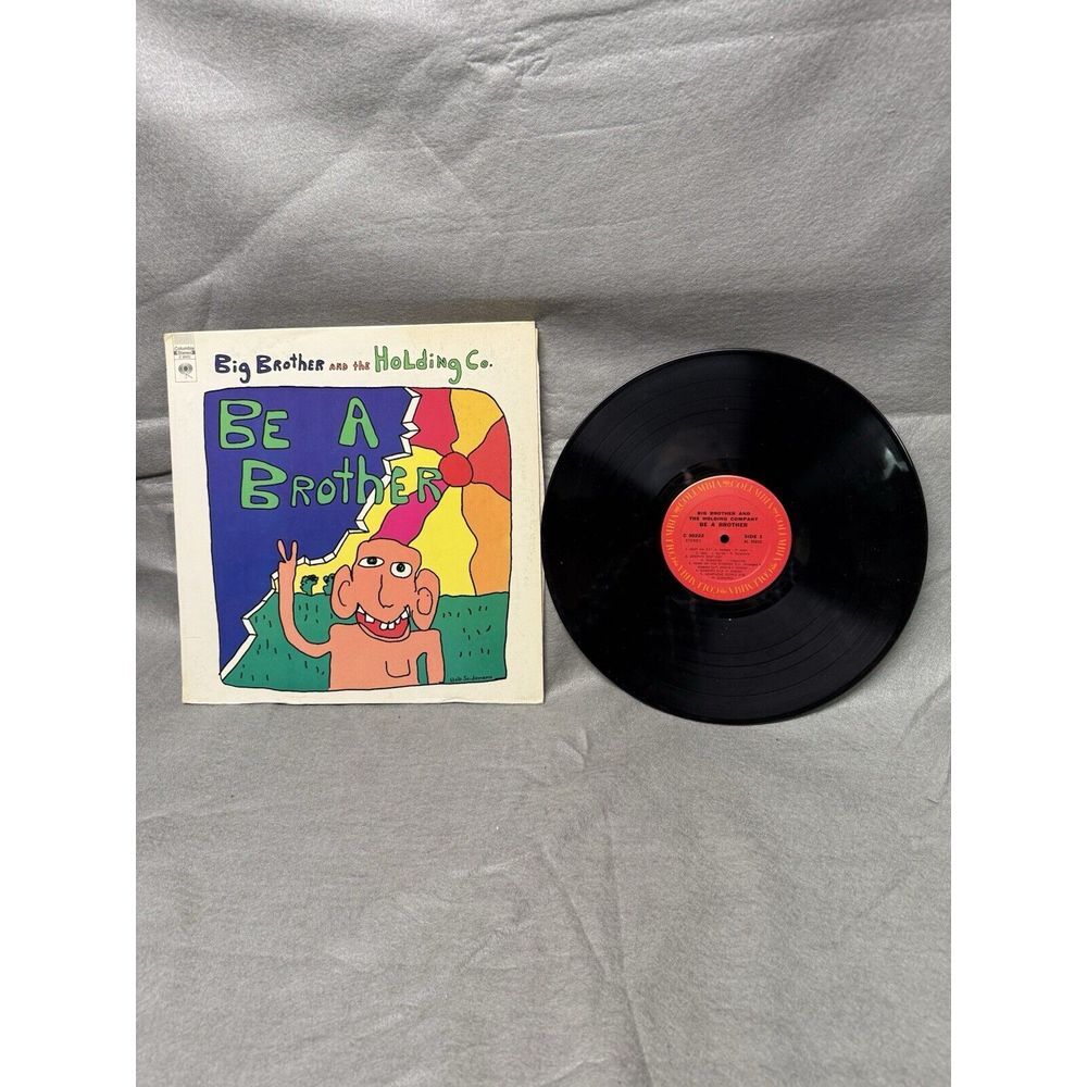 VTG VINYL LP BIG‎ BROTHER & THE HOLDING COMPANY ' BE A BROTHER' COLUMBIA STEREO